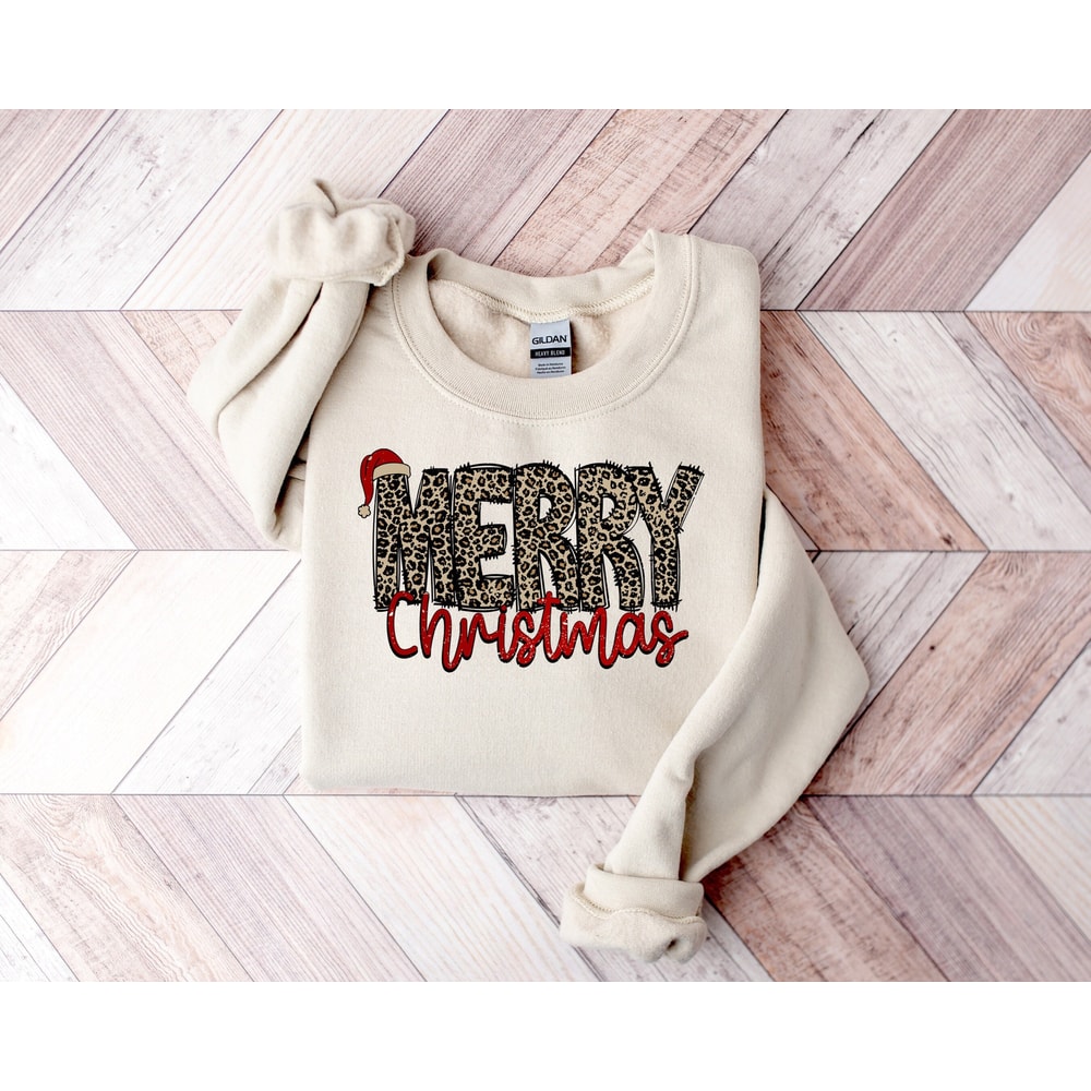 Merry Christmas Sweatshirt, Christmas Crewneck Sweater, Christmas Shirt for Women, Holiday Sweater, Christmas Gift, Christmas Shirt.jpg