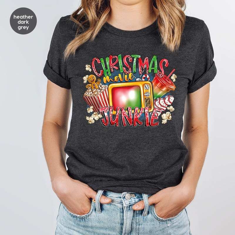 Christmas Movie Crewneck Sweatshirt, Family Christmas Shirts, Christmas Party T-Shirts, Christmas Gifts, Gift for Family, Xmas Sweatshirt.jpg