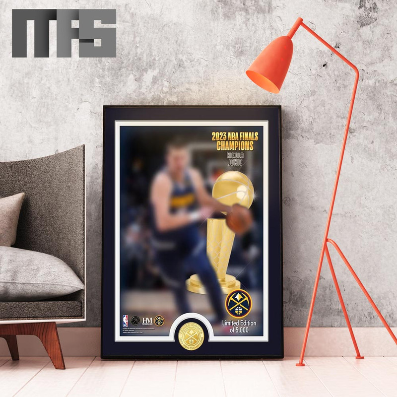 2023 NBA Finals Champions Nikola Jokic Blur Effect Poster Canvas.jpg