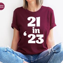 custom birthday shirts, 21st birthday gift for her, personalized gifts, 21st birthday women tank, 21st birthday party v-