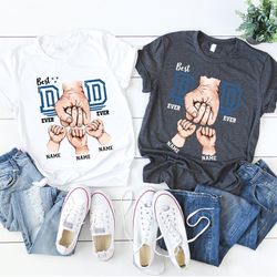 custom fathers day gifts, matching dad shirts, dad gifts from kids, personalized daddy gifts, grandpa shirt, gift for gr