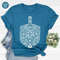 Funny Hanukkah Tshirt, Floral Dreidel Graphic Tees, Matching Family Holiday Shirts, Hanukkah Flowers Shirt for Jewish, Religious Family Gift.jpg
