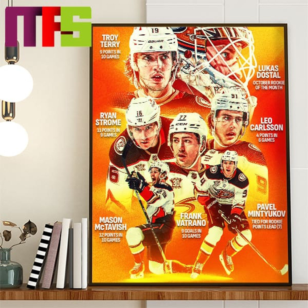 Anaheim Ducks The Quack Attack Is Back NHL Home Decor Poster Canvas.jpg