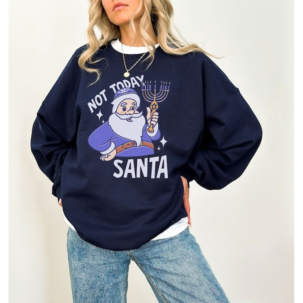 Funny Santa Sweatshirt Christmukkah Hanukkah Sweater Funny Hannukah Sweater Hanukkah Sweatshirt Gadol Hanukkah Shirt Hannukah Shirt Hanukkah.jpg