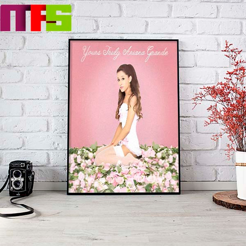 Ariana Grande Ari Showed The Original Yours Truly Artwork Album Cover Home Decor Poster Canvas.jpg