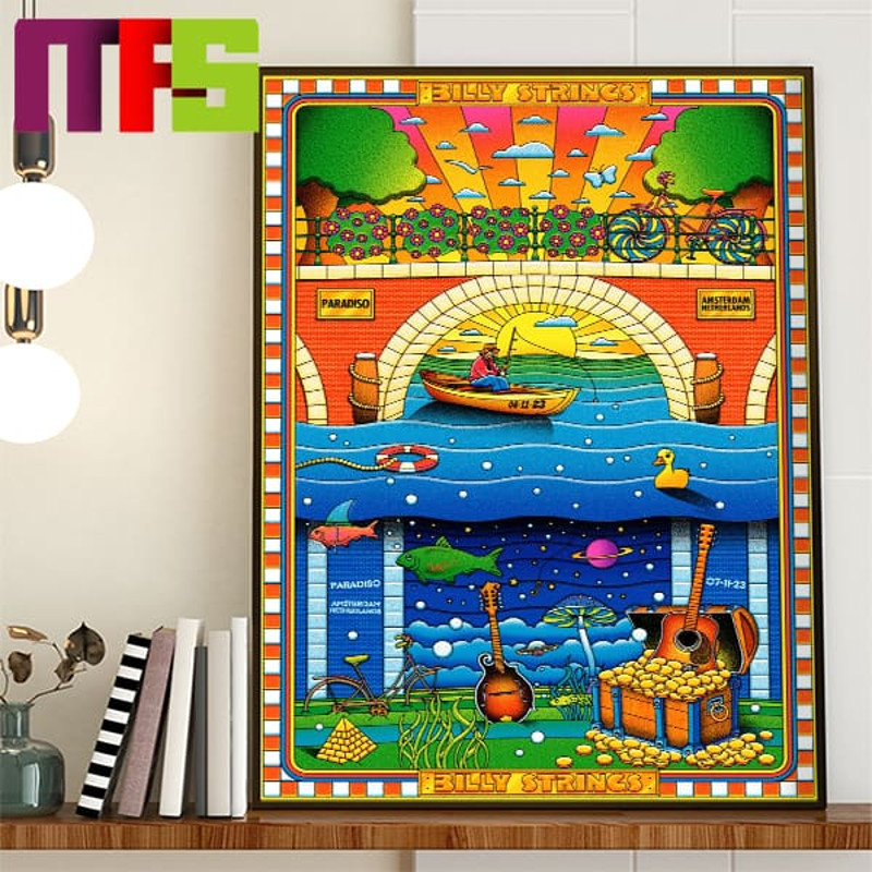 Billy Strings Amsterdam Netherlands Night 1 And Night 2 November 6th 7th 2023 Home Decor Poster Canvas.jpg
