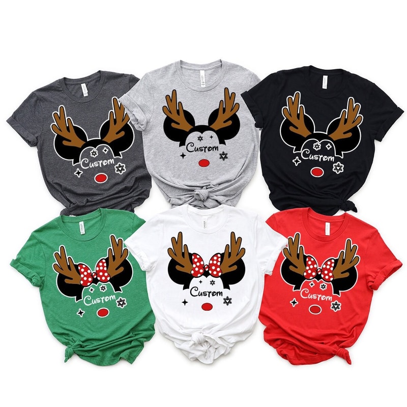 Disney Family Christmas Shirt, Custom Name Shirt, Disneyland T Shirt, Gifts for Family, Personalized Disney Matching Gifts, Christmas Gift.jpg