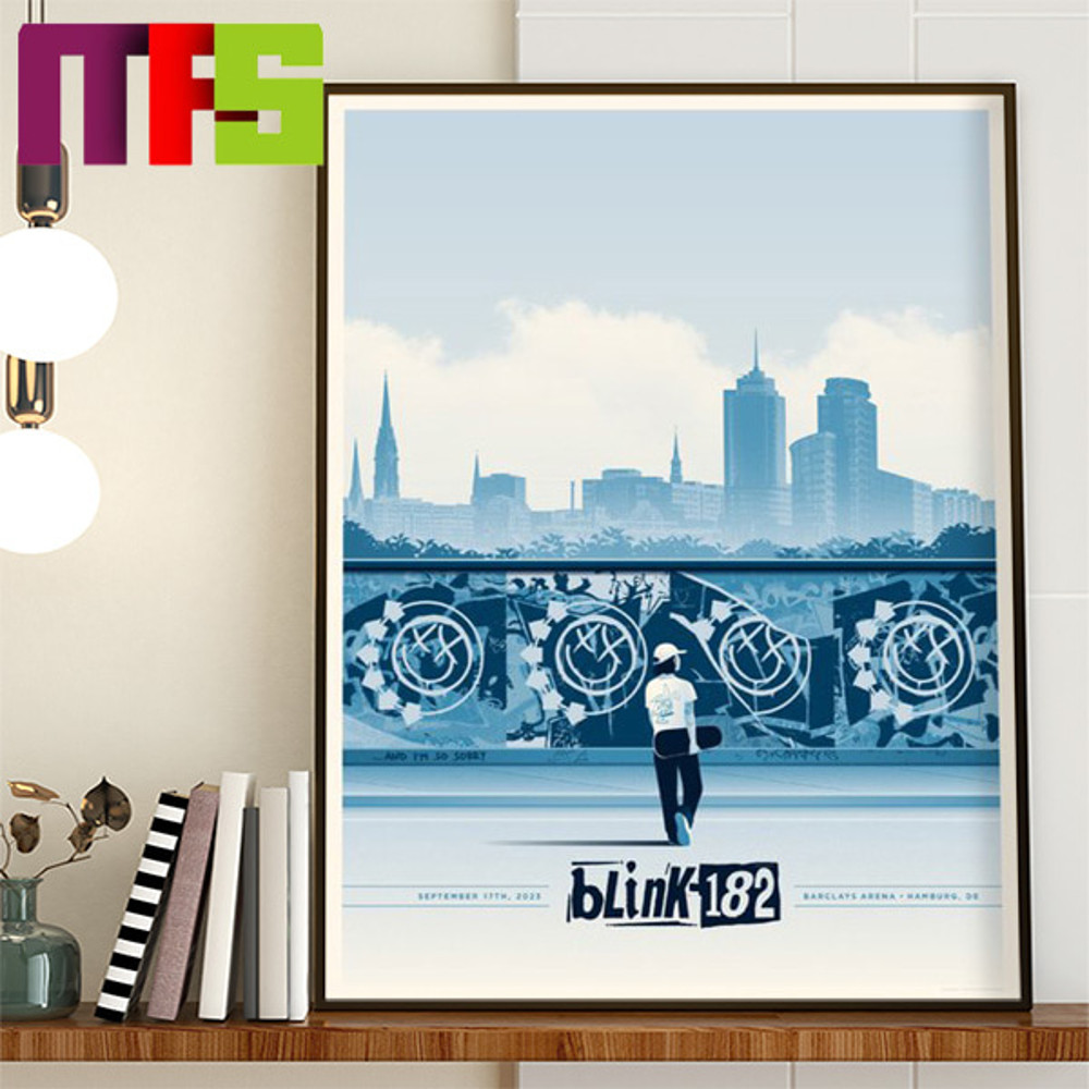 Blink-182 Hamburg Event On September 17th 2023 Home Decor Poster Canvas.jpg