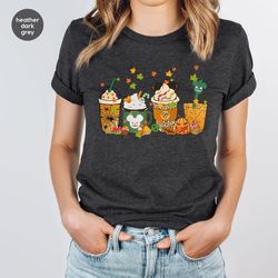 disneyland fall shirts, thanksgiving sweatshirt, disney trip t shirt, pumpkin spice latte t-shirt, disney ear tshirt, gi