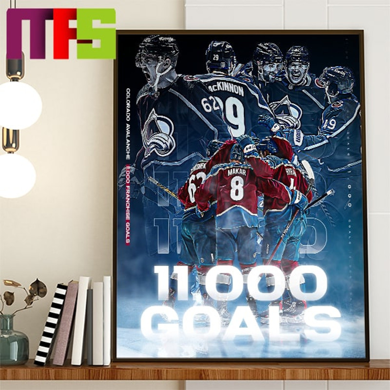 Colorado Avalanche Reach 11000 Franchise Goals Home Decor Poster Canvas.jpg