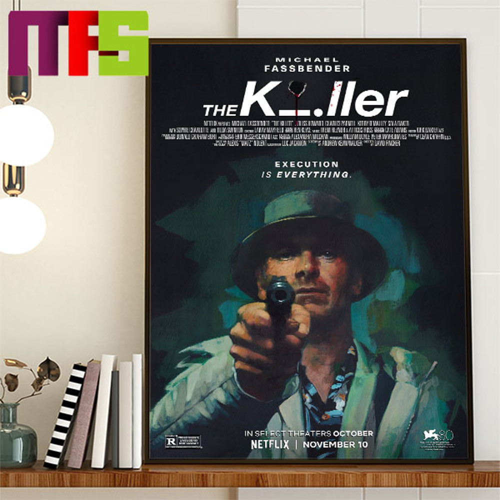 David Fincher's The Killer Execution Is Everything Home Decor Official Poster Canvas.jpg