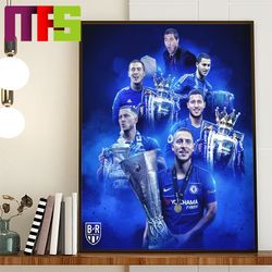 chelsea eden hazard retires from football thank you for the memories home decor poster canvas