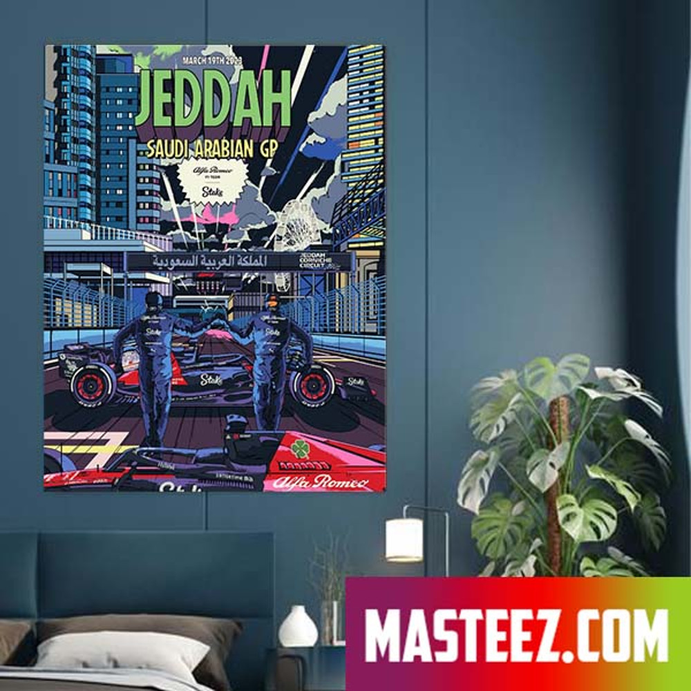 Doubling Down on Race Week With Our Second Valtteri Bottas vs Zhou Guanyu Poster Of The 2023 F1 Season Poster Canvas.jpg