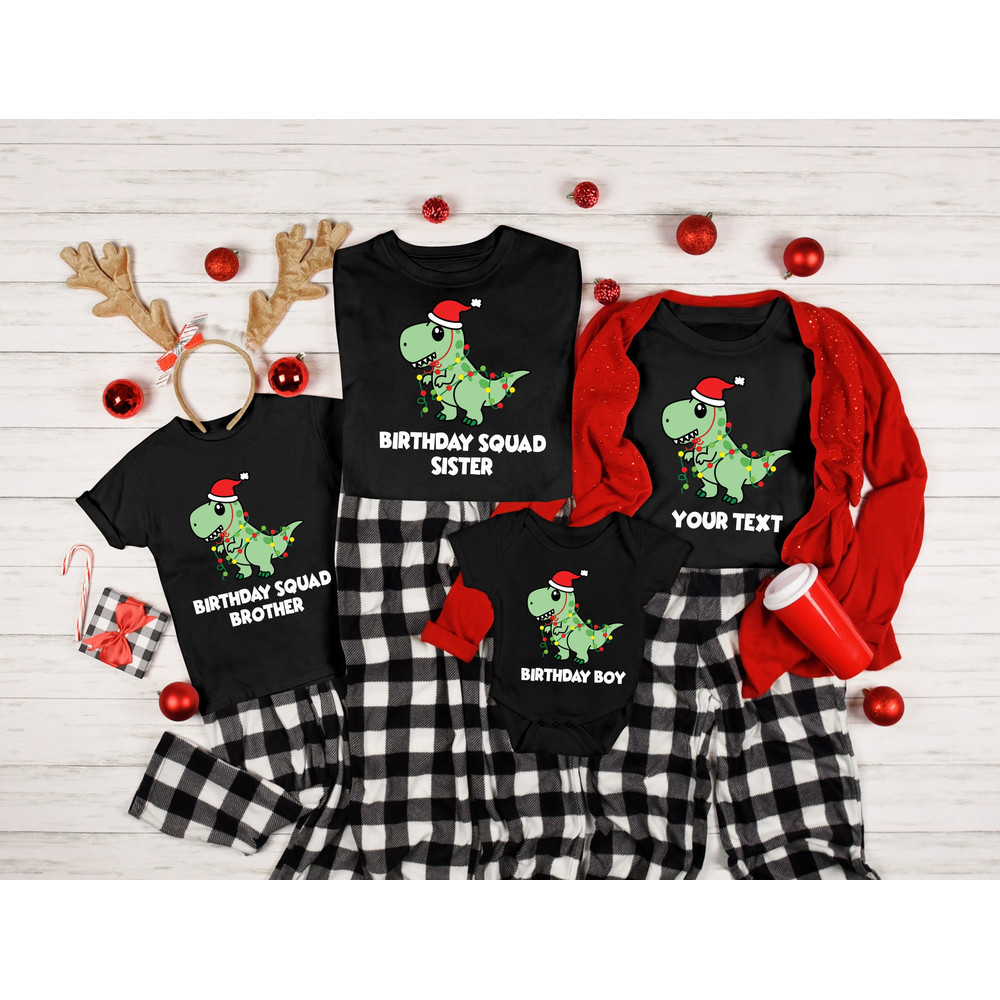 Cute Dino Trex Christmas Custom Shirt, Baby Christmas Shirt, Family Shirt,Christmas Custom Shirt,Christmas Santa,Santa Christmas Shirt,Gift 2.jpg