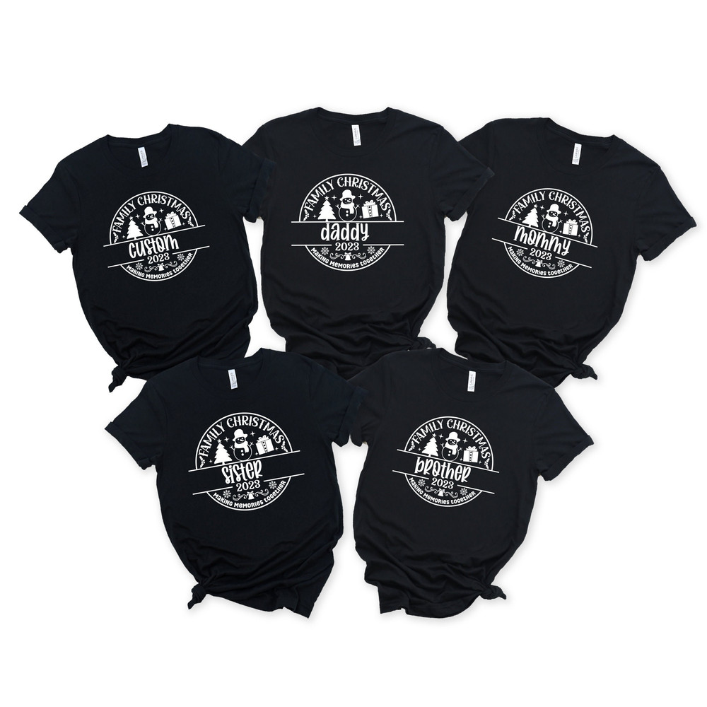 Family Christmas 2023 Making Memories Together Custom Shirt, Christmas Sarcastic Shirt, Family Shirt, Christmas Custom Shirt,Christmas Santa 2.jpg