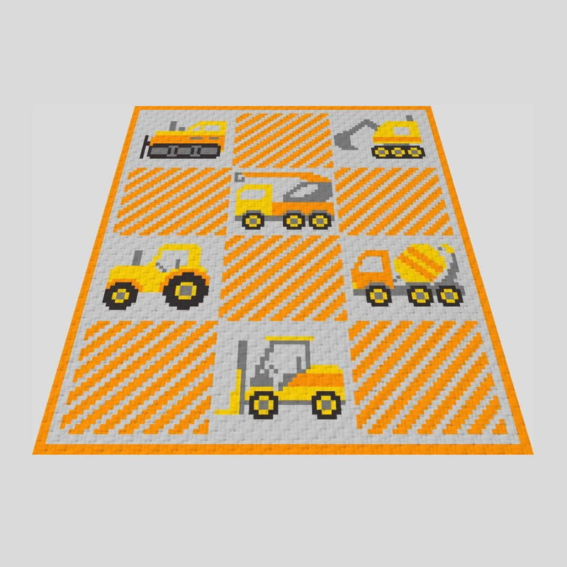 crochet-C2C-construction-vehicles-graphgan-blanket-3