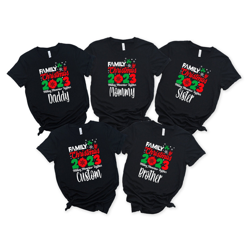 Family Christmas 2023 Making Memories Together Custom Shirt, Christmas Sarcastic Shirt, Family Shirt, Christmas Custom Shirt,Christmas Santa 6.jpg