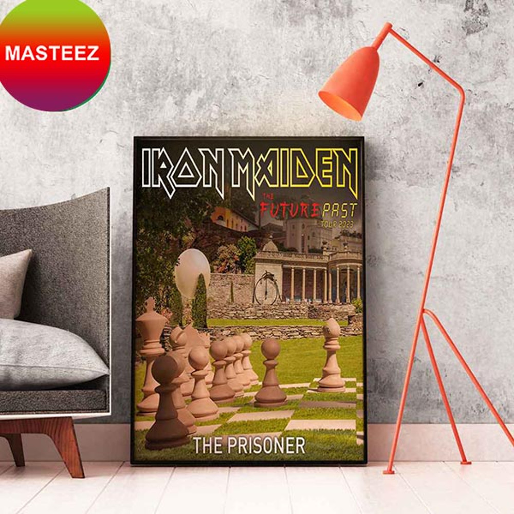 Iron Maiden The Prisoner The Future Past Tour 2023 Home Decor Poster-Canvas.jpg