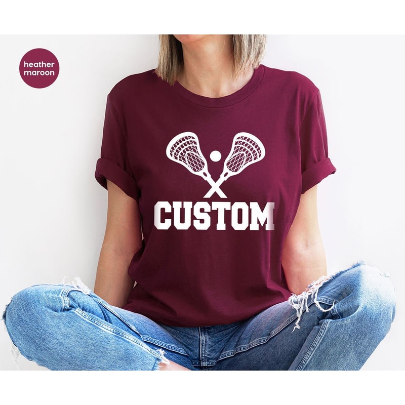 Lacrosse Gifts, Gift for Him, Lacrosse Mom T-Shirt, Customized Lacrosse Shirt, Lacrosse Player Clothes, Personalized Lacrosse Graphic Tees.jpg