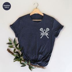 lacrosse outfit, custom sport shirt, customized lacrosse t-shirt, lacrosse gifts, personalized lacrosse shirt, lacrosse