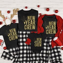 new year crew shirts, christmas crew, happy new year crew shirt, hello 2023 shirt, new years eve shirts, christmas famil
