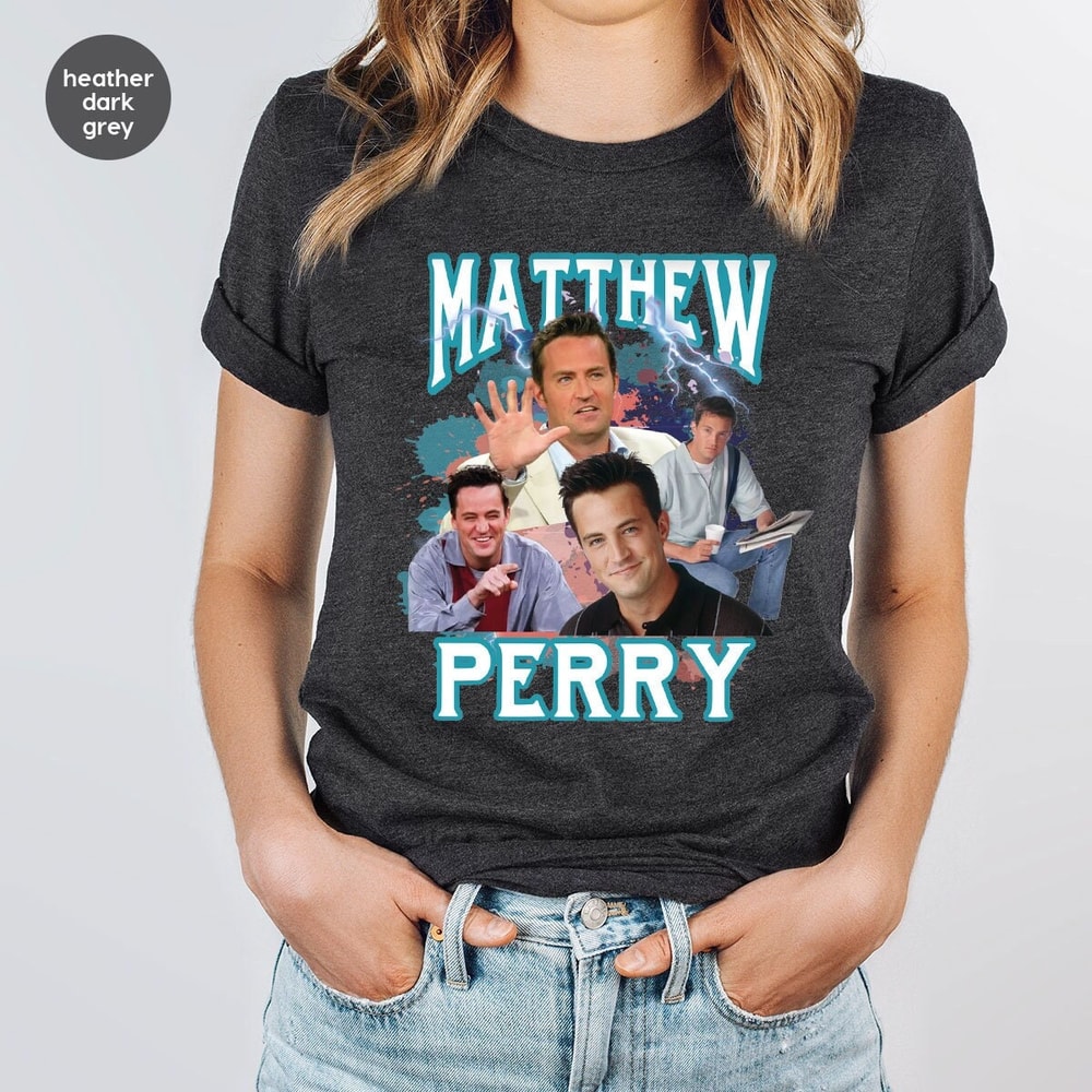 Matthew Perry Shirts, Retro Chandler Bing T-Shirt, Friends Series Tees, Chandler Bing Fan Gift, Matthew Perry Fan Gifts, Friends Fan T Shirt.jpg