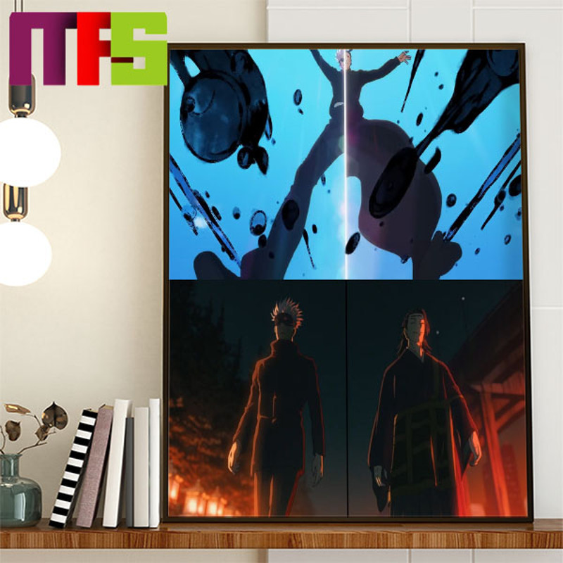 Jujutsu Kaisen Season 2 Shibuya Arc Gojo And Geto From Friends To Foe Home Decor Poster Canvas.jpg