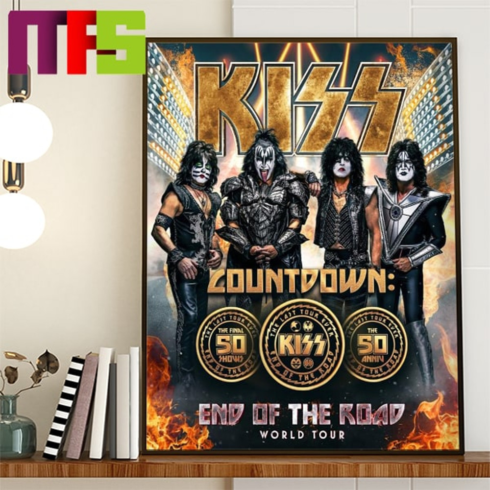 Kiss End Of The Road World Tour The Last Tour Ever The Final 50 Shows The 50th Anniversary Home Decor Poster Canvas.jpg