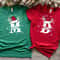 Monogrammed Family Christmas Shirt, Womens Christmas Tshirts, Christmas Monogram Shirt, Family Christmas Shirt, Christmas Gift, Custom Gift 2.jpg