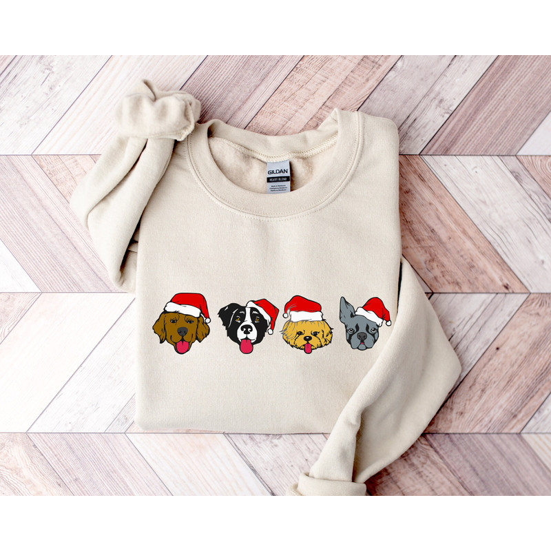 Christmas Dog Sweatshirt, Funny Christmas Dog Shirt, Christmas Gifts for Dog Lovers, Christmas Dog Sweater, Dog Mom, Christmas Dog Crewneck.jpg