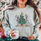 Christmas Tree Skeleton Dancing Nurse Sweatshirt, Funny Christmas Shirt, Cute Nurse Shirt, Christmas Sweatshirt, Christmas Nurse Sweatshirt.jpg