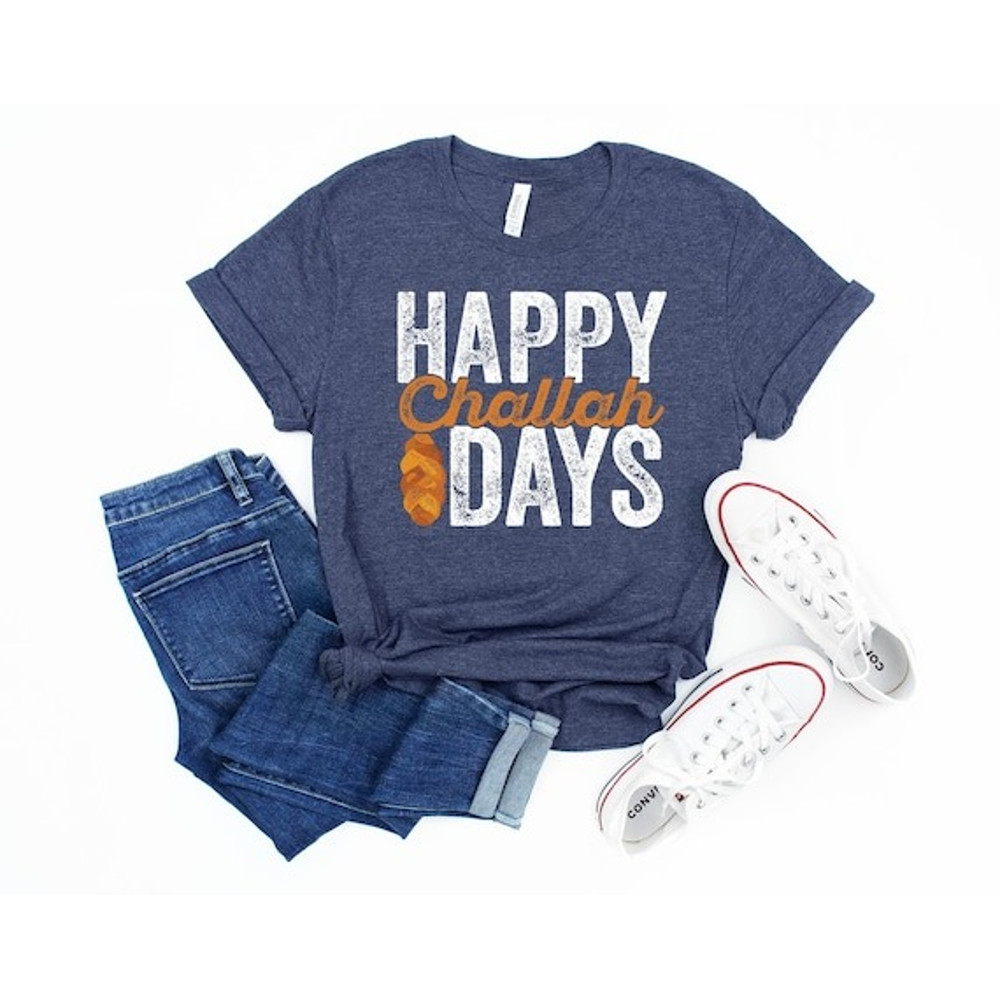 Happy Challah Days Tee Shirt, Challah Bread Tee Shirt, Jewish Art Gift Hanukah,Chanukah Present,Hanukkah Gifts,Jewish Holiday, Star Of David.jpg