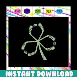 hockey stick shamrock st. patricks day, st patrick's day, patrick svg, patrick's day, funny gifts, patrick day gifts, sh