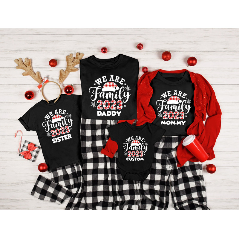 We Are Family Christmas 2023 Custom Shirt, Baby Christmas Shirt, Family Shirt, Christmas Custom Shirt,Santa Christmas Shirt,Christmas Gift 2.jpg