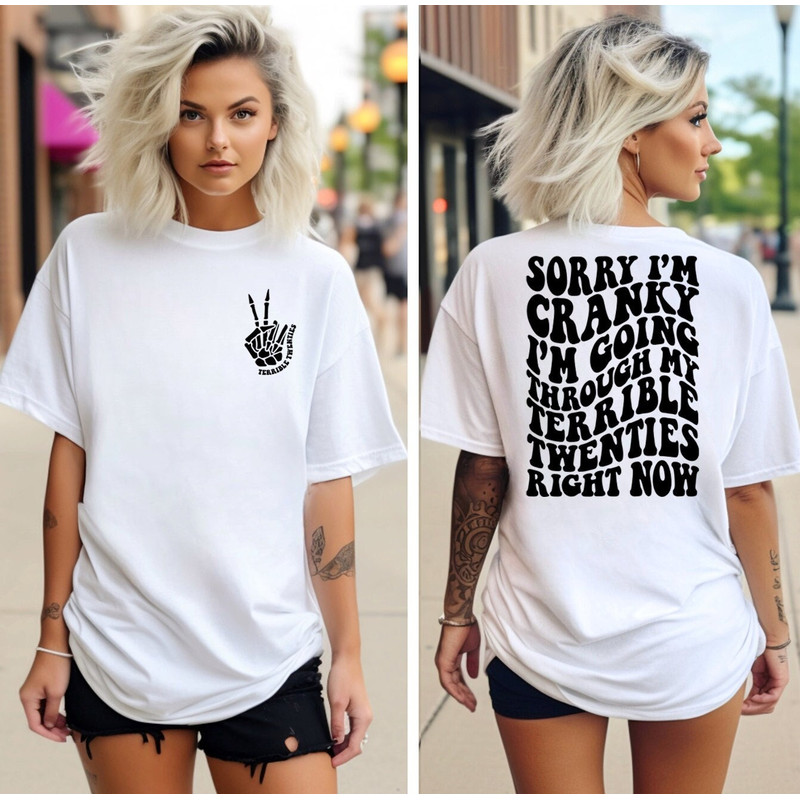 Pocket 21st Bday Tees, Great for Parties, Perfect Gift for Her, Terrible Twenties Shirts, 21st Birthday Shirt, Gift for Him, Sarcastic Shirt.jpg