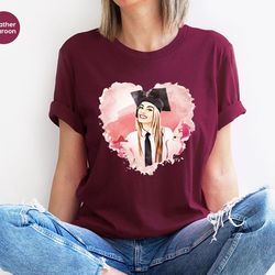 portrait from photo t-shirt, custom graduation photo shirt, personalized gift, girlfriend gift, customized your photo te