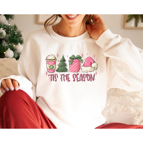 Tis The Season Christmas Shirt, Cute Christmas Shirt, Christmas Sweatshirt, Retro Christmas Shirts, Christmas Shirt, Christmas Coffee Shirt 5.jpg