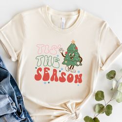tis the season christmas t-shirt, cute chritmas tee, christmas tee, holiday apparel, holiday apparel