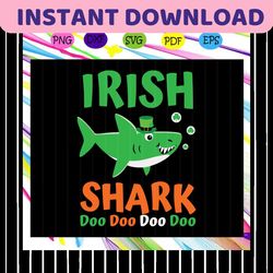 irish shark doo, shark svg, shark lover svg, st patrick day svg,st patrick day gift,st patrick day shirt, for silhouette