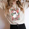 Checkered Here to Sleigh Santa Crewneck Sweatshirt For Christmas Party, Funny Santa Shirt, Retro Christmas Sweater, Xmas Gift, Holiday Tee.jpg