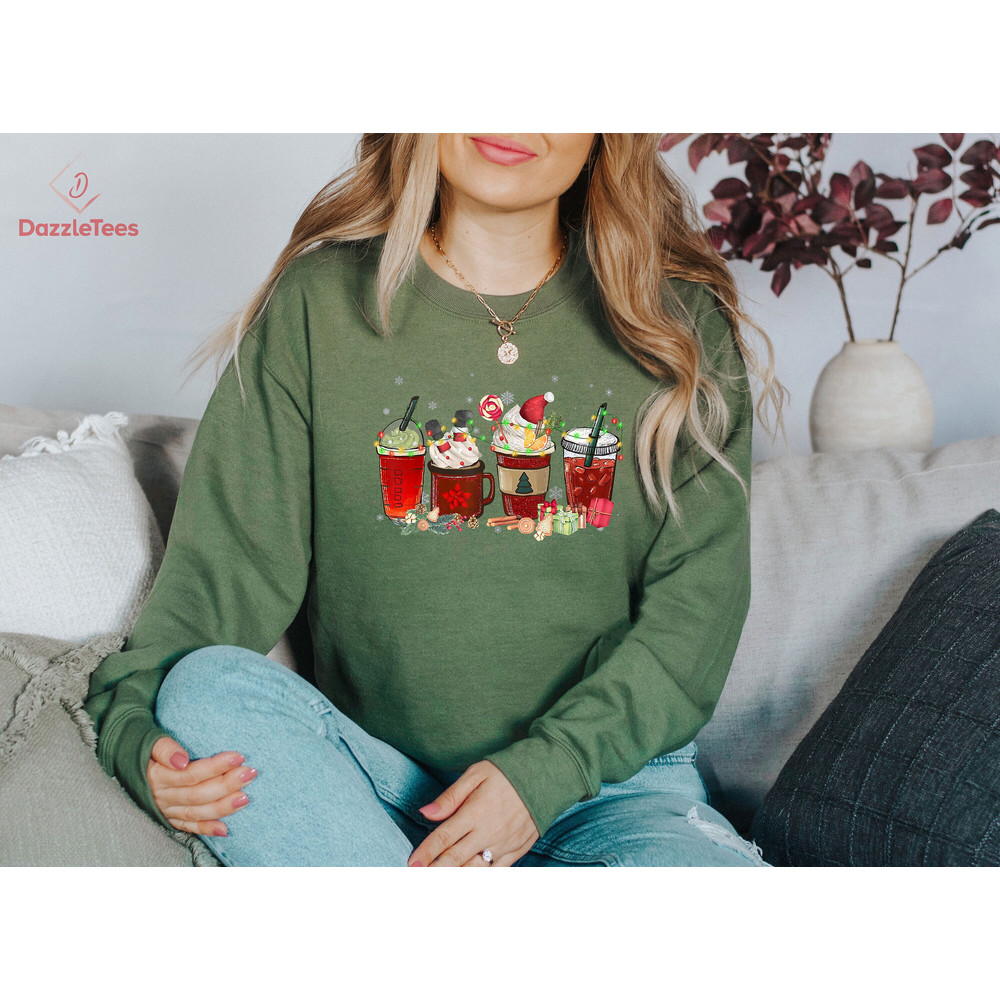 Christmas Coffee Crewneck Sweatshirt Gift For Coffee Lovers,Coffee Lover Shirt,Xmas Coffee Sweater,Christmas Drinks Shirt,Holiday Xmas Shirt.jpg