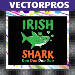 irish shark doo, shark svg, shark lover svg, st patrick day svg,st patrick day gift,st patrick day shirt, for silhouette