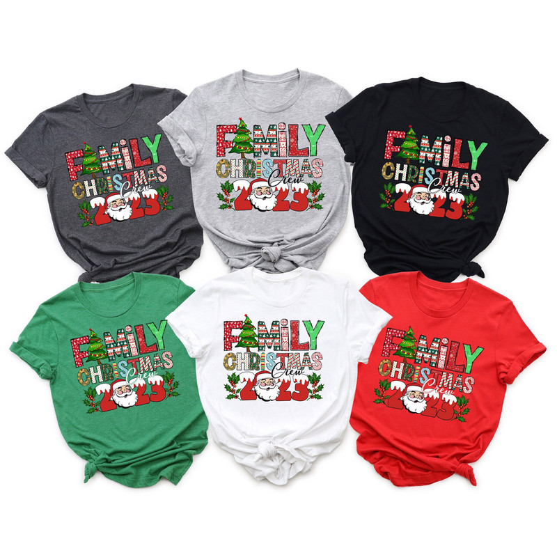 Family Christmas Crew 2023 Matching Shirts,Xmas Family Reunion Sweatshirt,Family Xmas Holiday Hoodie,Christmas Crew Shirt,Holly Jolly Vibes.jpg