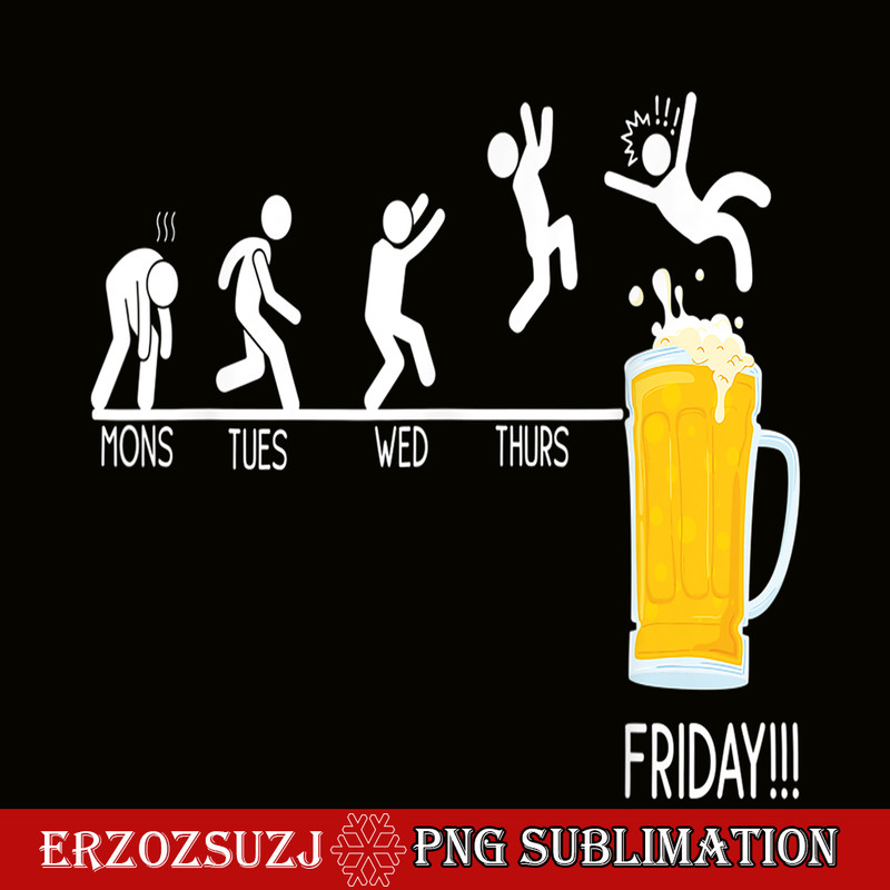 BEER28102356-Drinking Beer On Friday PNG Beer And Friday PNG Happy Beer Time PNG.png