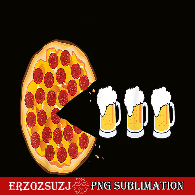 BEER28102359-Pepperoni Pizza And Beer Funny Pizza PNG Beer Lover PNG.png