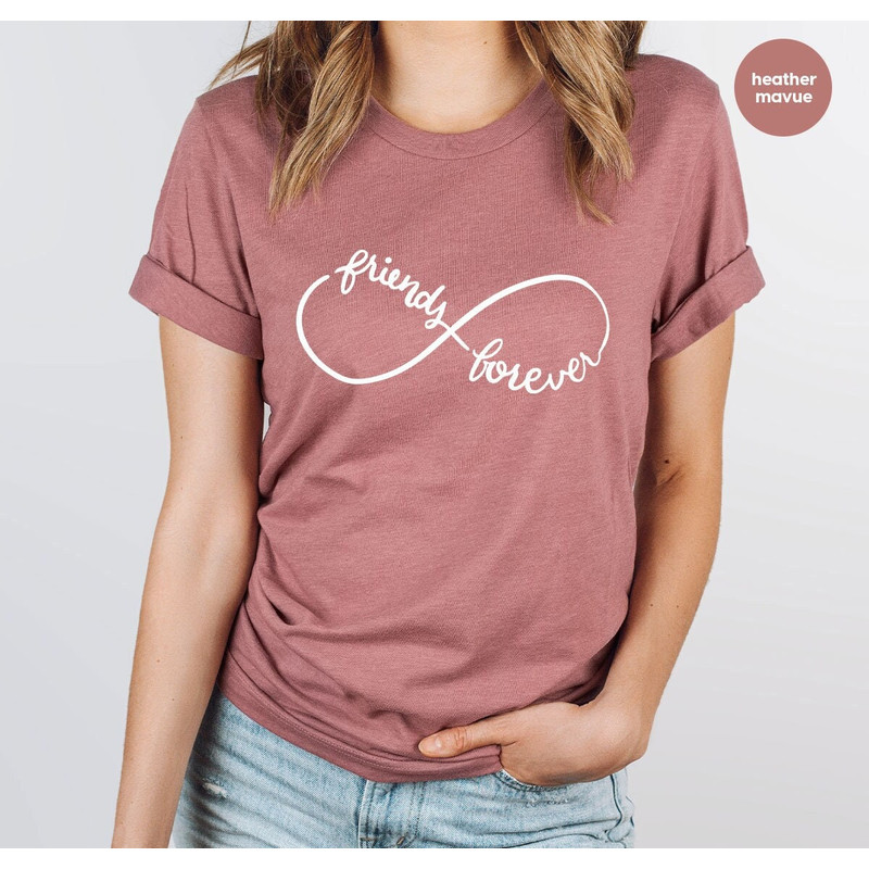 Sister TShirts, Matching Best Friends Shirts, Best Friend Gift, Girls Vneck T-Shirts, Friends Outfit, Gift for Friend, Womens Clothing.jpg