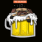 BEER28102360-Pug Dog Beer Drinking Party PNG Beer And Pug Dog PNG Drunk Dog PNG.png