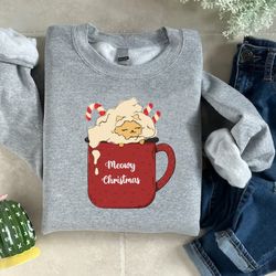 meowy christmas sweatshirt,cat lover christmas gift shirt,merry christmas sweatshirt,funny christmas cat sweater,cat mom