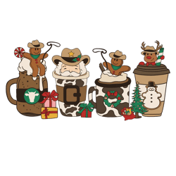 Christmas Coffee Png, Merry Christmas Png, Coffee Latte Png, Christmas Png, Christmas Latte Png Digital Download