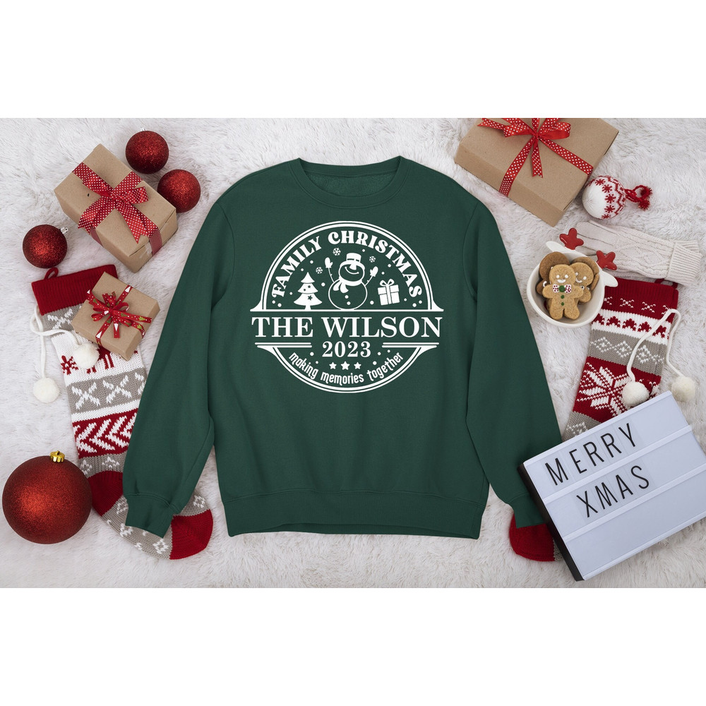 Personalized Family Christmas 2023 Shirt,Custom Family Christmas Shirt,Christmas Family Matching Sweatshirts,Custom Family Christmas Sweater.jpg